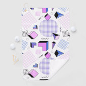 Geometrisch patroon 13 golfhanddoek (Insitu)