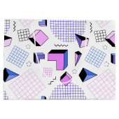 Geometrisch patroon 13 groot cadeauzakje (Achterkant)