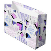 Geometrisch patroon 13 groot cadeauzakje (Voorkant Gekanteld)