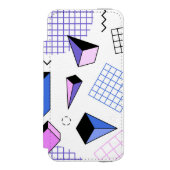 Geometrisch patroon 13 incipio iPhone portemonnee hoesje (Voorkant Agenda)