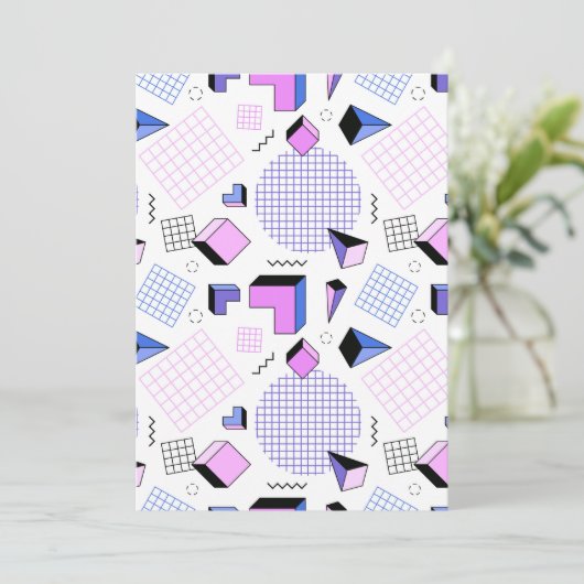 Geometrisch patroon 13 kaart (Staand voorkant)