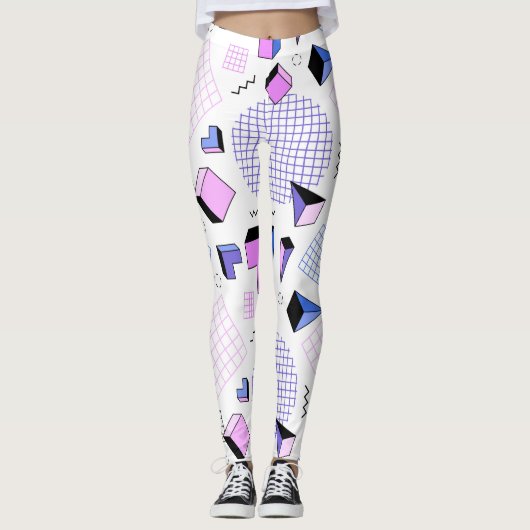 Geometrisch patroon 13 leggings (Voorkant)