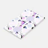 Geometrisch patroon 13 post-it® notes (Schuin)