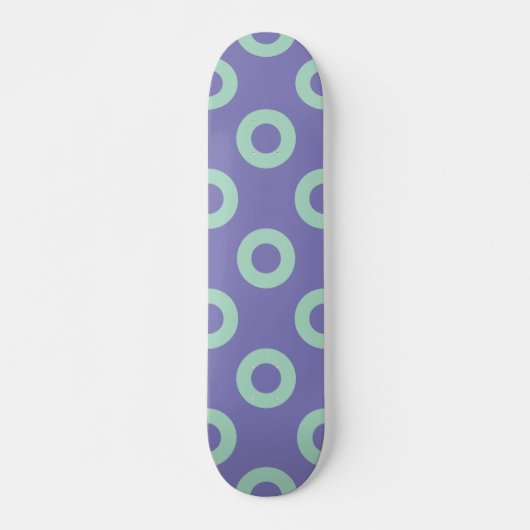 Geometrisch patroon 14 persoonlijk skateboard (Voorkant)
