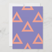 Geometrisch patroon 16 bedankkaart (Achterkant)