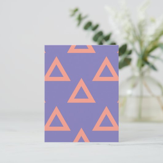 Geometrisch patroon 16 briefkaart (Staand voorkant)
