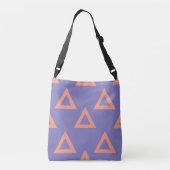 Geometrisch patroon 16 crossbody tas (Achterkant)