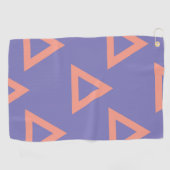 Geometrisch patroon 16 golfhanddoek (Horizontaal)