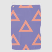 Geometrisch patroon 16 golfhanddoek (Voorkant)
