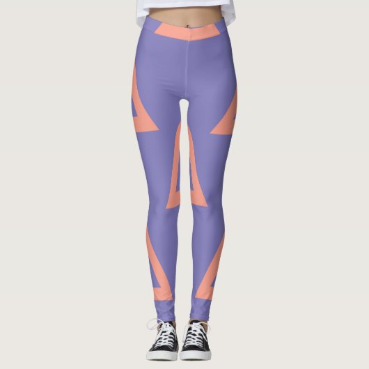 Geometrisch patroon 16 leggings (Voorkant)