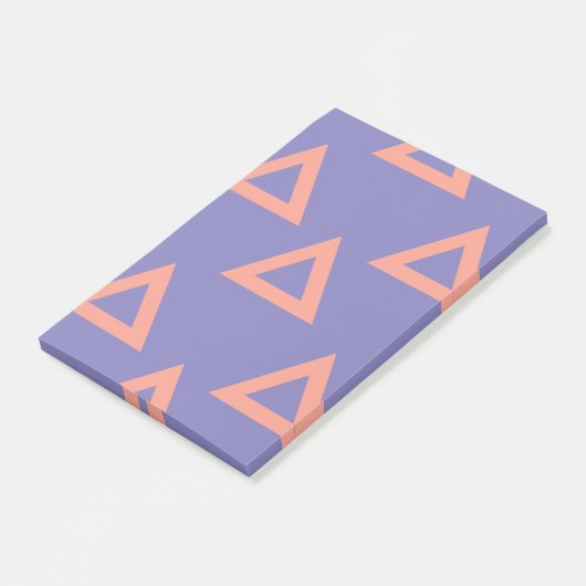 Geometrisch patroon 16 post-it® notes (Schuin)