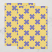 Geometrisch patroon 18 bedankkaart (Voorkant / Achterkant)