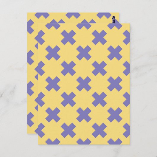 Geometrisch patroon 18 briefkaart (Voorkant / Achterkant)