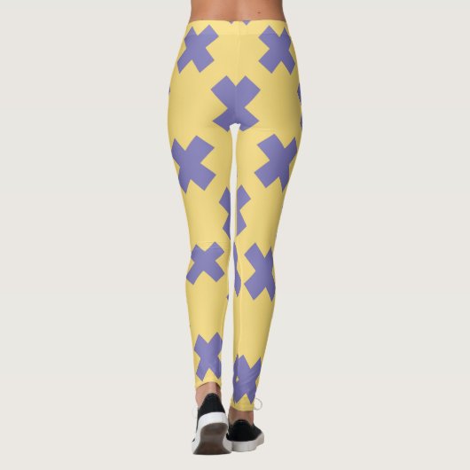 Geometrisch patroon 18 leggings (Achterkant)