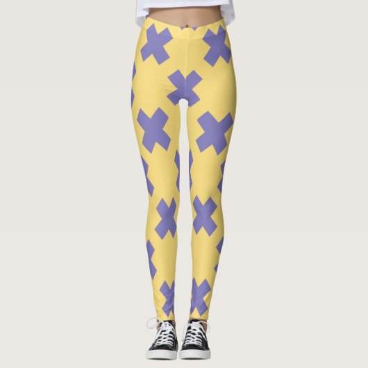 Geometrisch patroon 18 leggings (Voorkant)