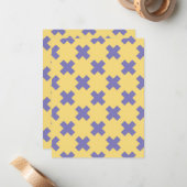 Geometrisch patroon 18 notitiekaartje (Voorkant / Achterkant in situ)