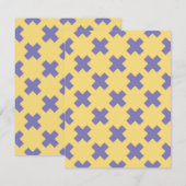 Geometrisch patroon 18 notitiekaartje (Voorkant / Achterkant)