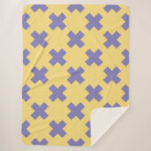 Geometrisch patroon 18 sherpa deken (Voorkant)