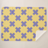 Geometrisch patroon 18 sherpa deken (Voorkant (horizontaal))