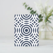 Geometrisch patroon 19 feestdagenkaart (Staand voorkant)