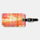 Geometrisch patroon 1 bagagelabel (Voorkant horizontaal)
