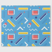 Geometrisch patroon 1 cadeaupapier (Vlak)