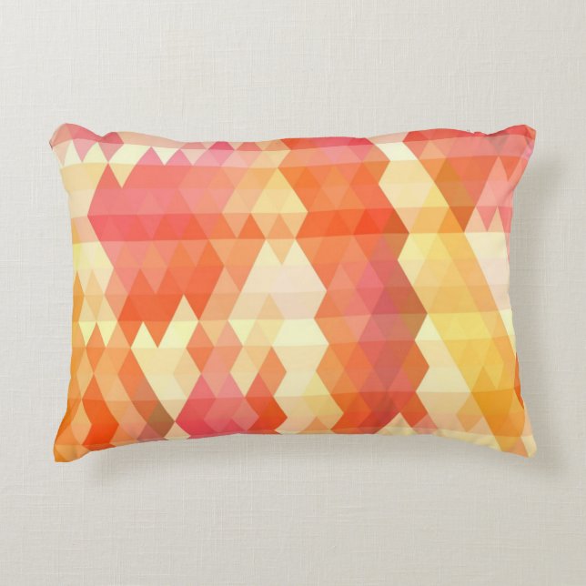 Geometrisch patroon 1 decoratief kussen (Voorkant)