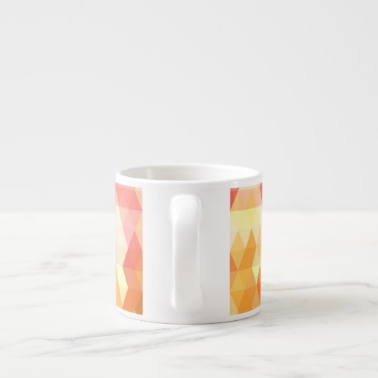 Geometrisch patroon 1 espresso kop (Achterkant)