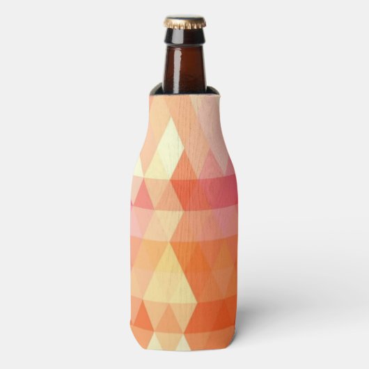 Geometrisch patroon 1 flesjeskoeler (Fles Voorkant)