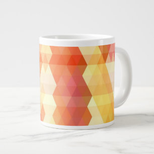 Geometrisch patroon 1 grote koffiekop