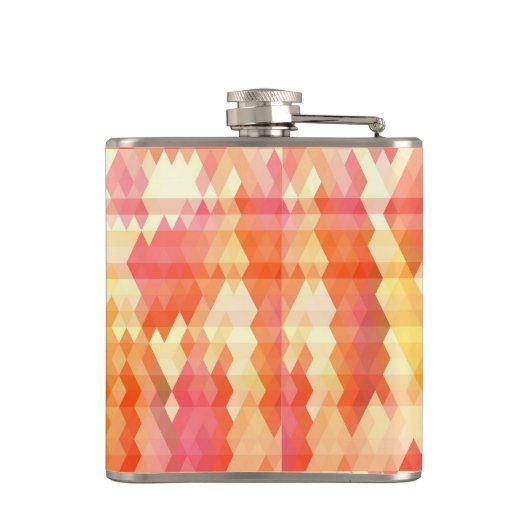 Geometrisch patroon 1 heupfles (Achterkant)