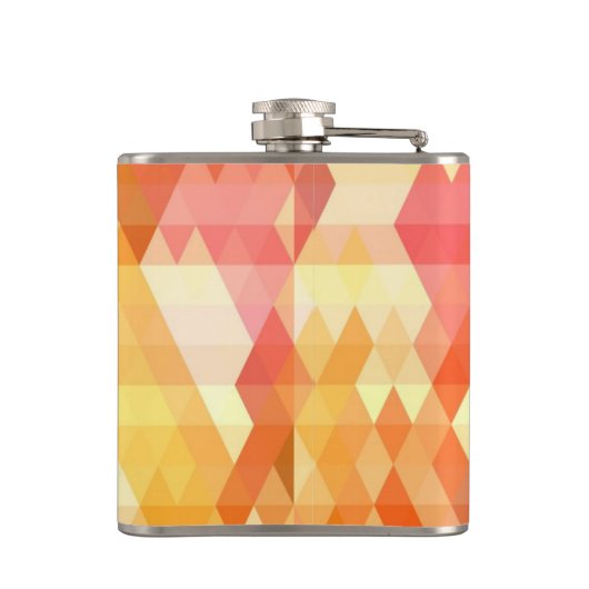 Geometrisch patroon 1 heupfles (Achterkant)