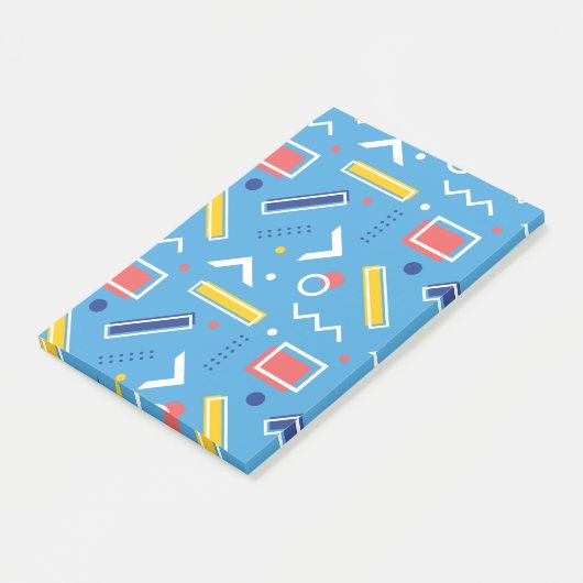 Geometrisch patroon 1 post-it® notes (Schuin)