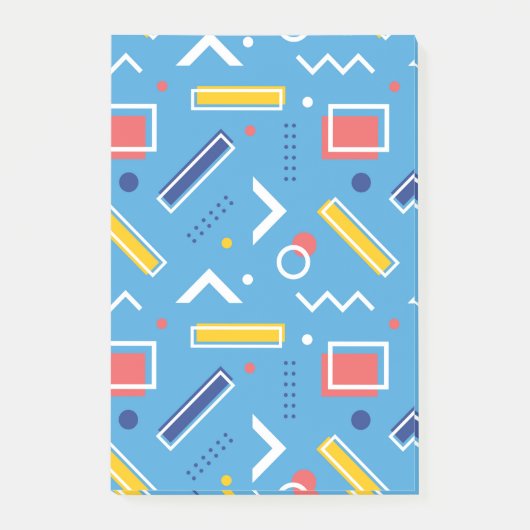 Geometrisch patroon 1 post-it® notes (Voorkant)