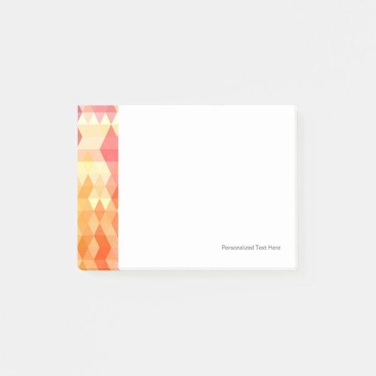 Geometrisch patroon 1 post-it® notes (Voorkant)