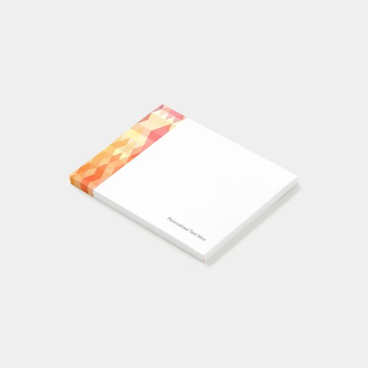 Geometrisch patroon 1 post-it® notes (Schuin)
