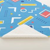 Geometrisch patroon 1 sherpa deken (3/4)