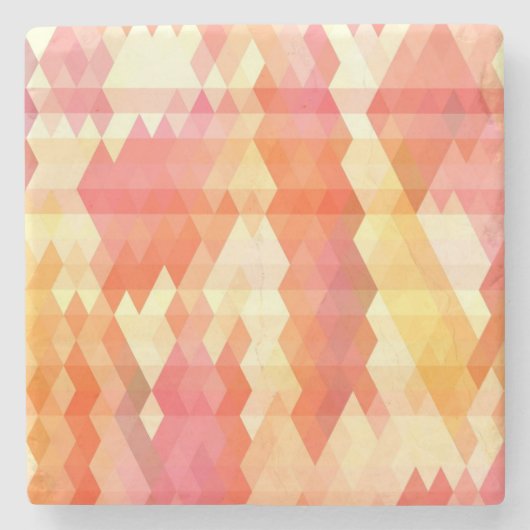 Geometrisch patroon 1 stenen onderzetter (Voorkant)
