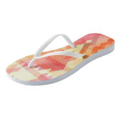 Geometrisch patroon 1 teenslippers (Schuin)