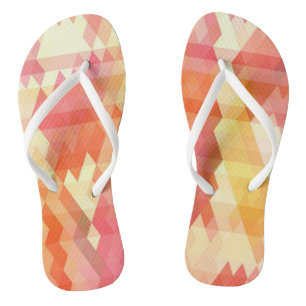Geometrisch patroon 1 teenslippers