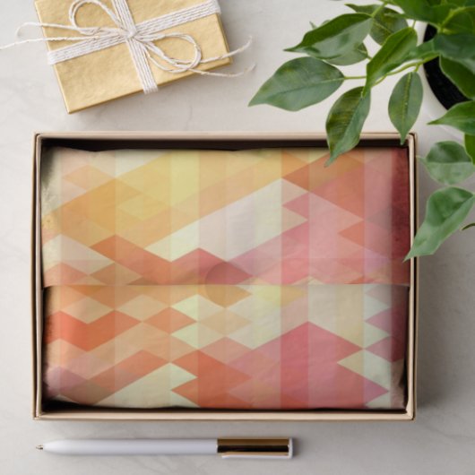 Geometrisch patroon 1 tissuepapier (Geschenk)