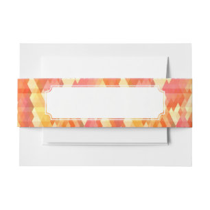 Geometrisch patroon 1 uitnodigingen wikkel