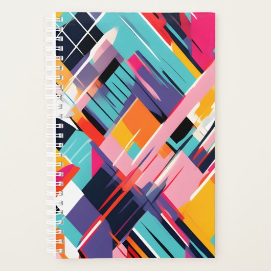 geometrisch patroon 2024 planner (Voorkant)