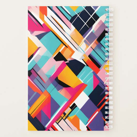 geometrisch patroon 2024 planner (Achterkant)