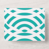 Geometrisch patroon 20 all in one uitnodiging (Achterkant)