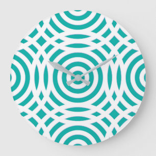 Geometrisch patroon 20 grote klok