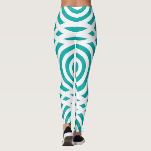 Geometrisch patroon 20 leggings (Achterkant)