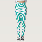 Geometrisch patroon 20 leggings (Voorkant)
