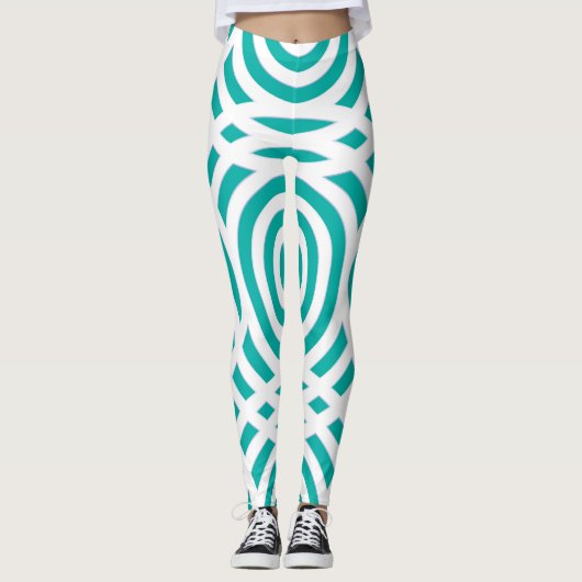 Geometrisch patroon 20 leggings (Voorkant)
