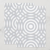 Geometrisch patroon 22 aankondiging (Voorkant / Achterkant)
